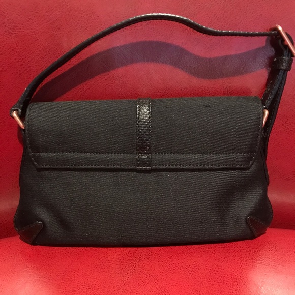 **SOLD**    GUCCI- Black Satin Mini sachet - Picture 2 of 8